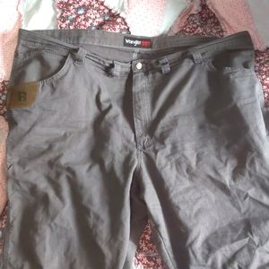Wrangler Riggs Work Pants, 46x34, Grey.